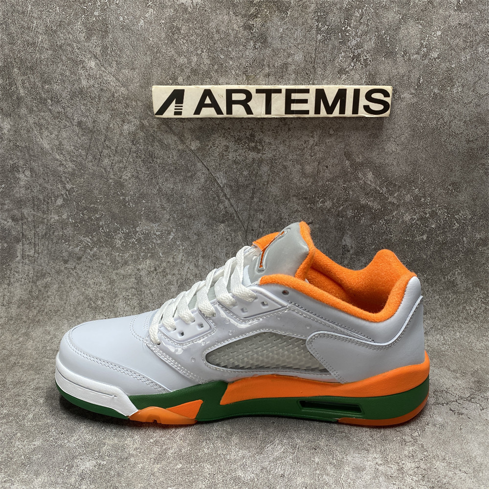 UA Jordan 5 Retro Low Miami Hurricanes