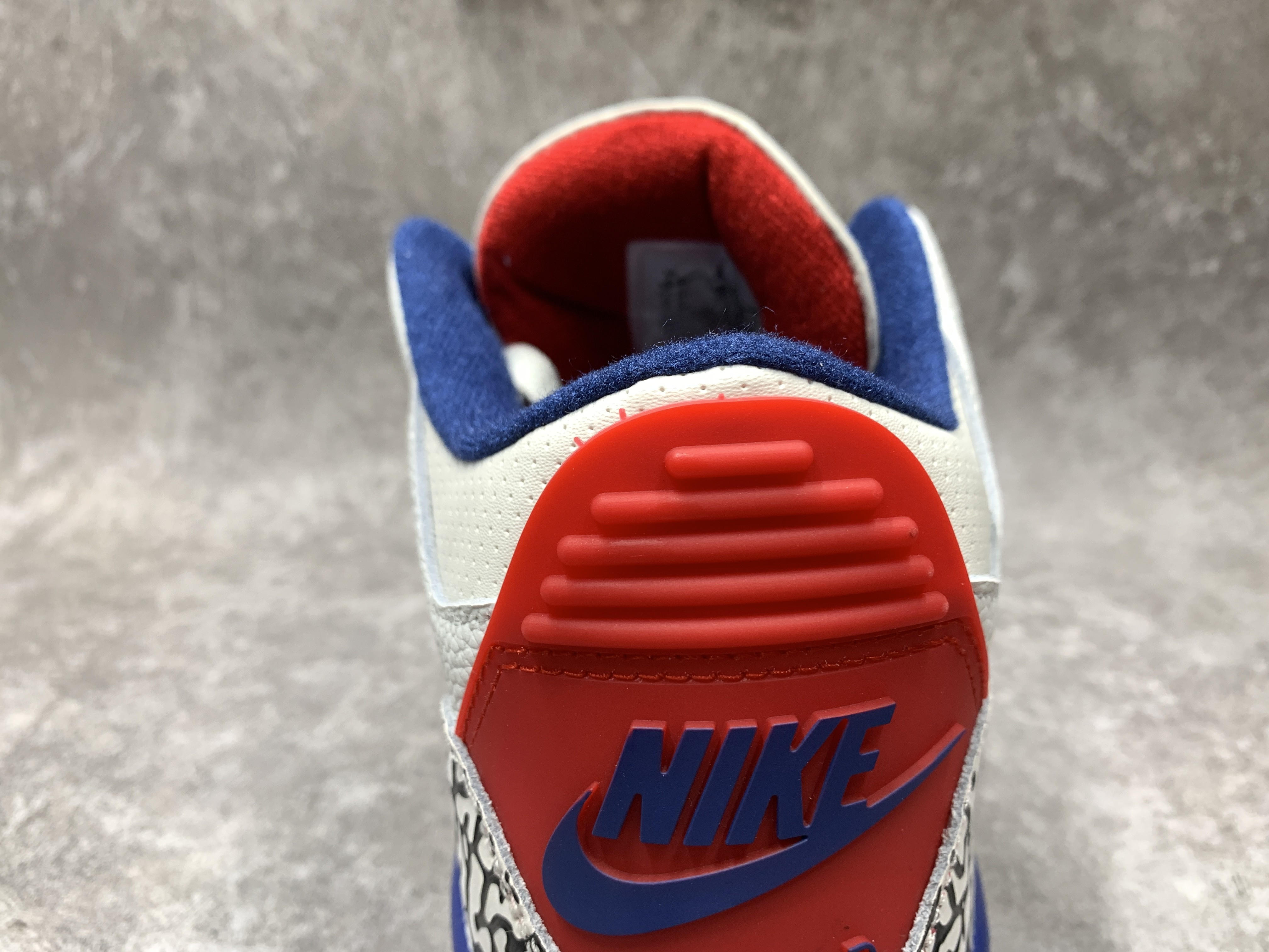 Air Jordan 3 Retro SP White Blue Red Cement Grey