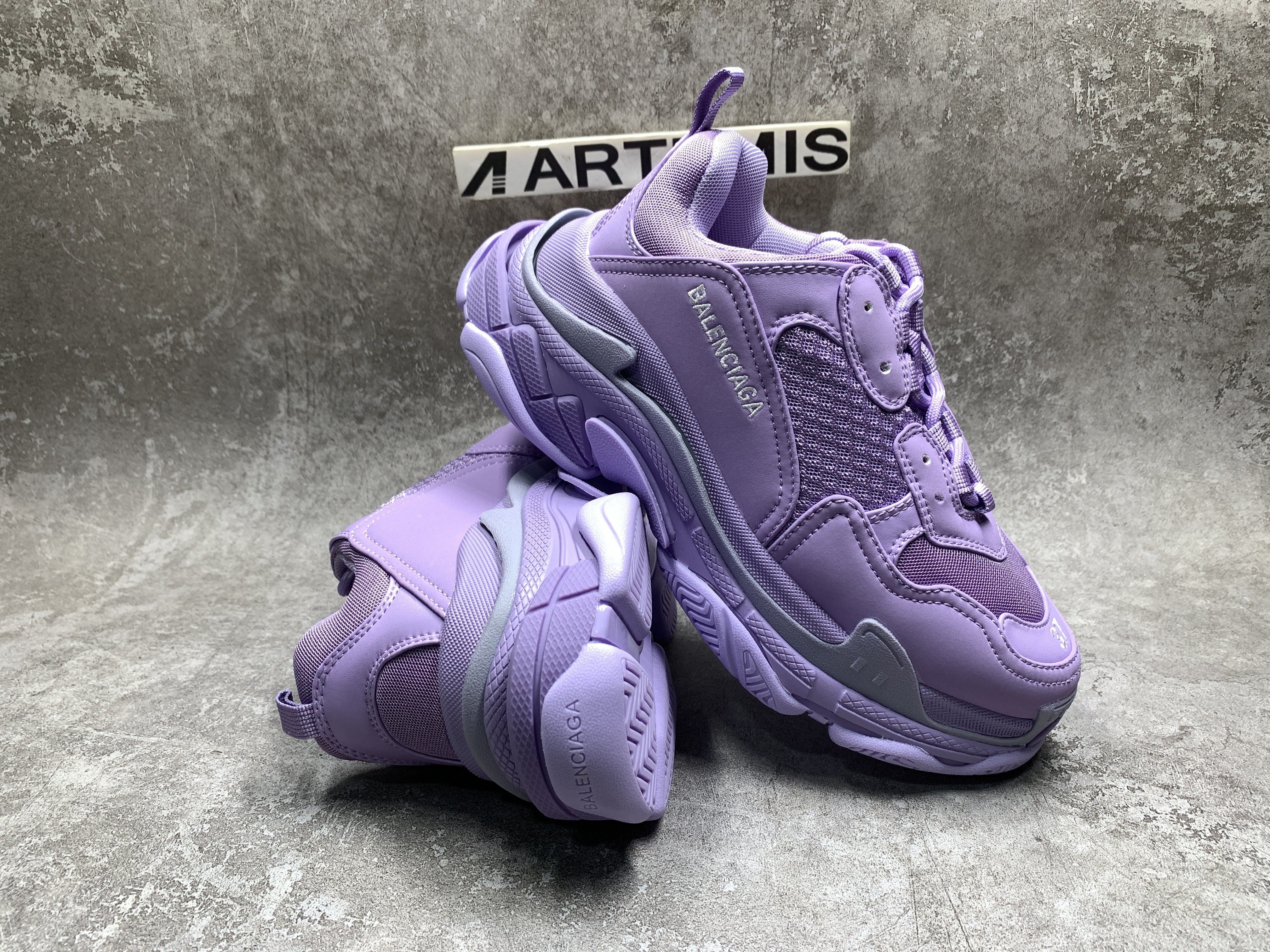 Balenciga Triple S Sneaker Purple