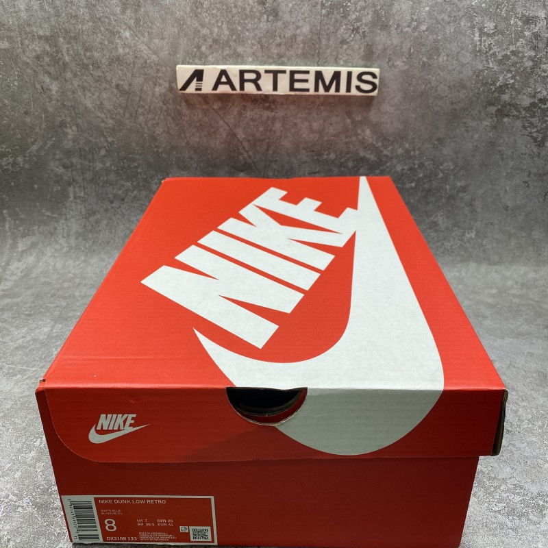 Nike Dunk Low “Sail Blue” With Gum Bottoms