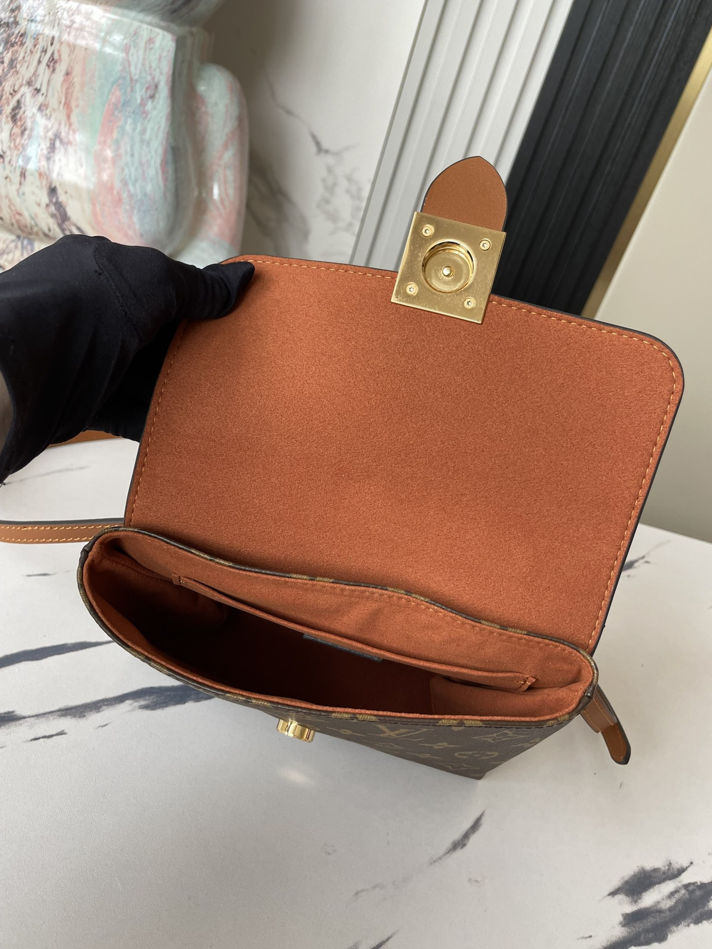 LV M44654 Locky BB 7.9 x 6.3 x 3 inches