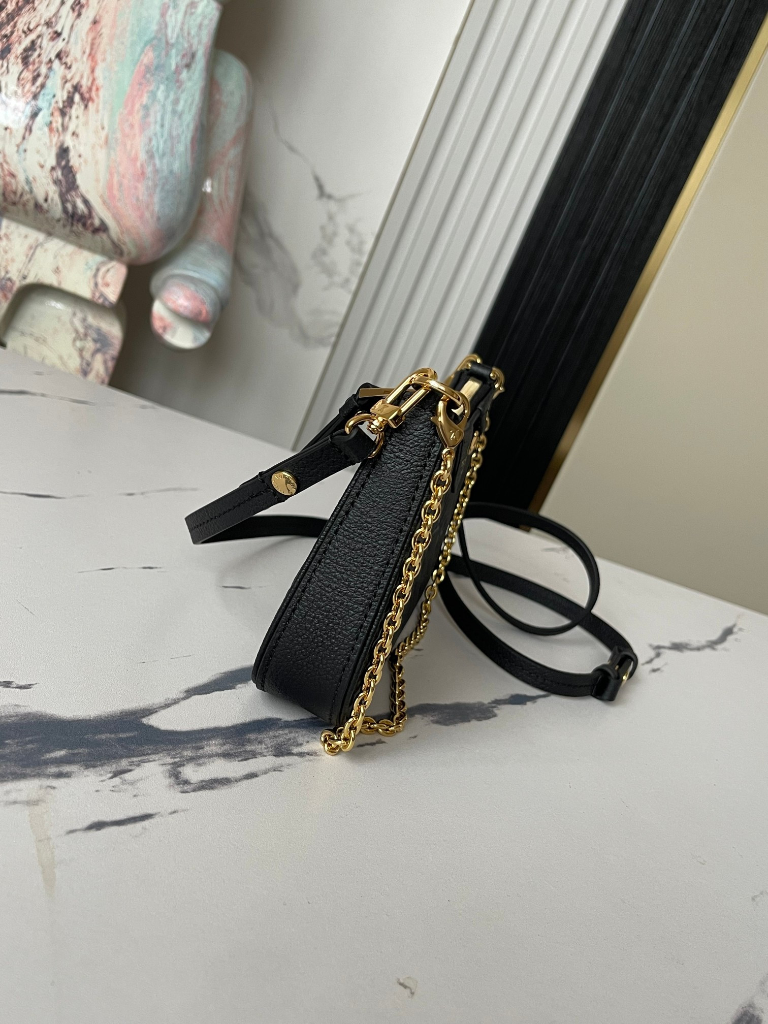 LV EASY POUCH ON STRAP M80349 7.5 x 4.5 x 1.2 inches