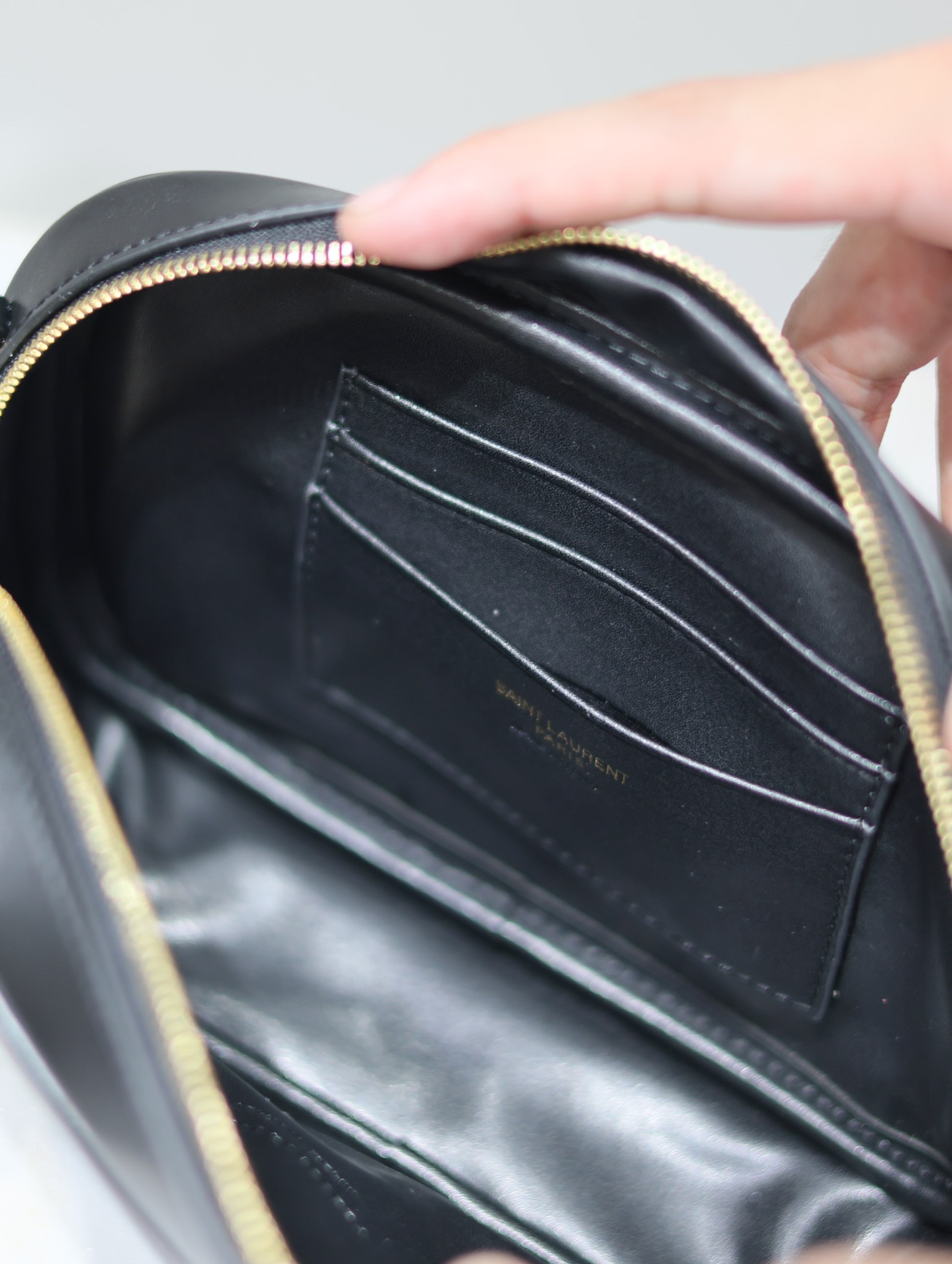 Y*L mini lou in quilted leather 7.5 x 4.1 x 2 inches