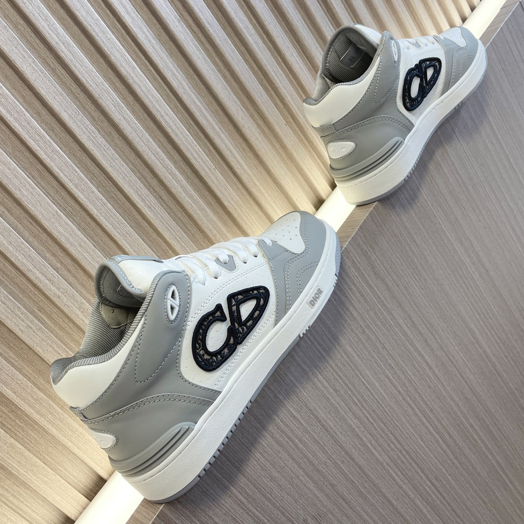 ua D*or b57 mid-top sneaker gray and white