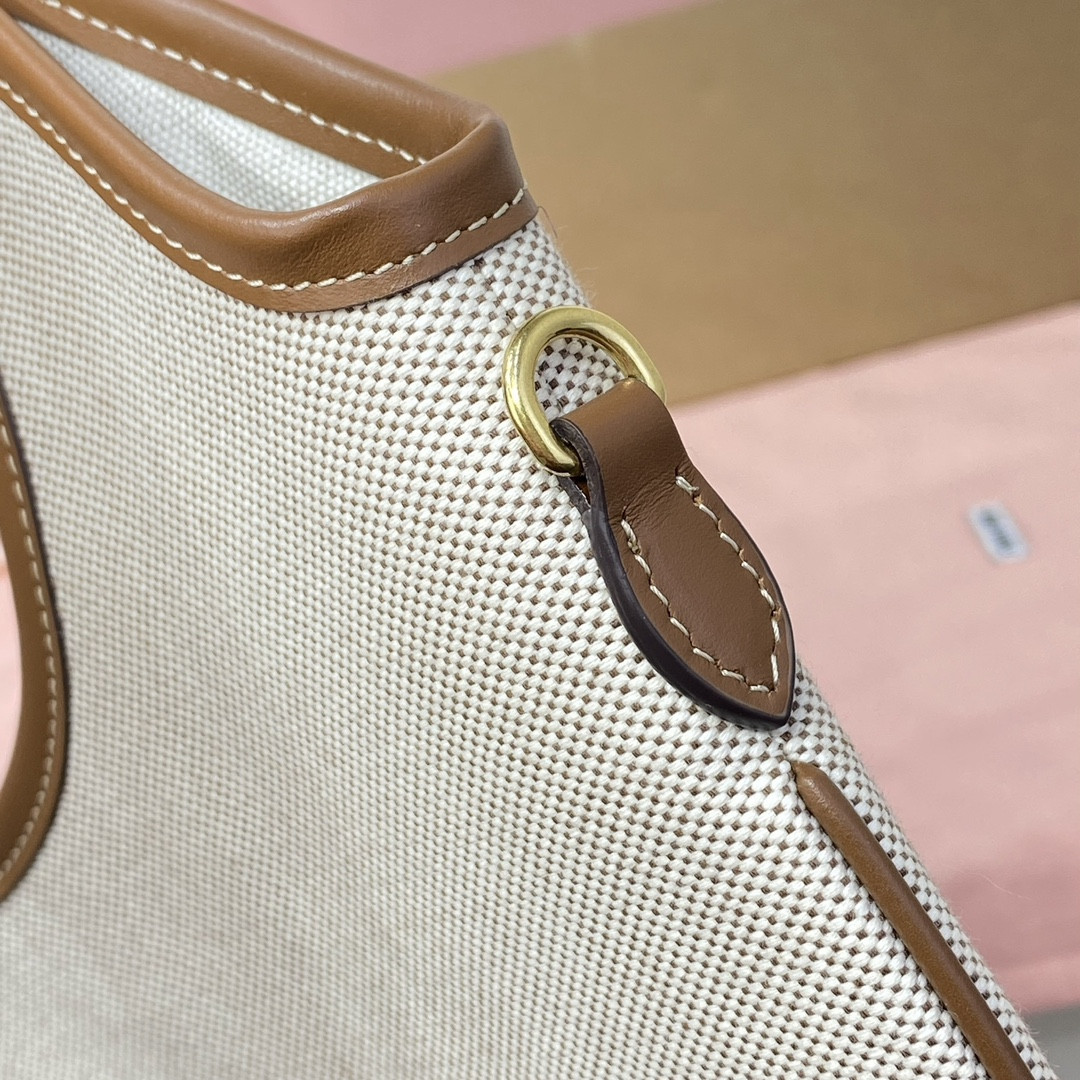 Miu Miu IVY canvas bag 40x35cm