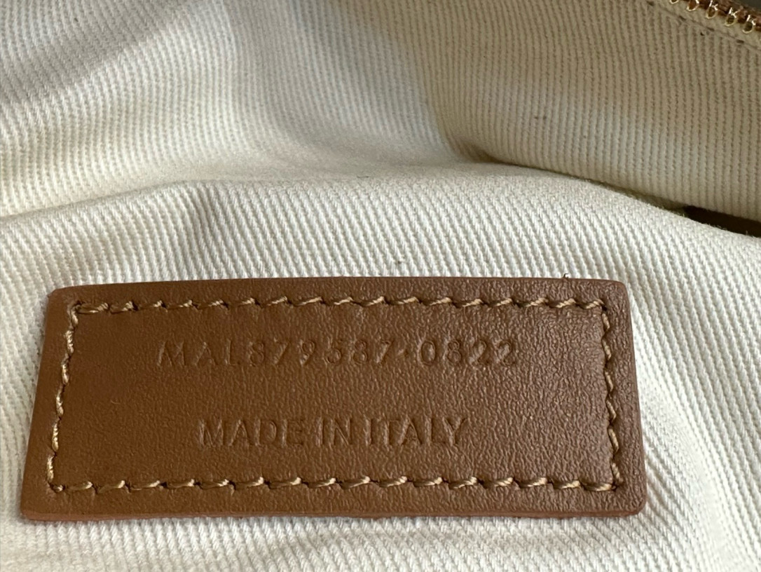 Y*L jamie large in suede and shearling 38×26×12cm