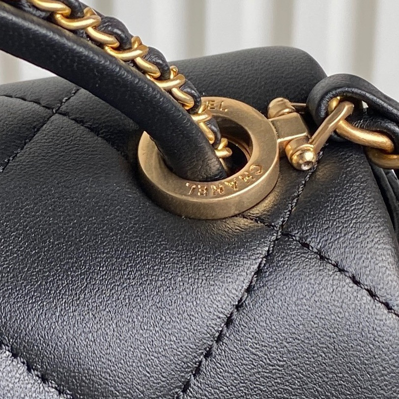 Ch*el flap handbag as5317 22x23.5x6cm